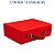 Caixa de Papel Rígido Retangular com Alça - Vermelho - P 24,5x17,5x8cm - 10 unidades - Cromus - Rizzo - Imagem 2