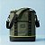 Bolsa Térmica com Alça 12L - Verde e Preto - 26x15x33cm - 1 unidade - Rizzo - Imagem 1
