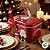 Lata de Metal Retangular Com Alça de Natal - Papai Noel e Amigos - 6x10,5x8cm  - 1 unidade - Rizzo - Imagem 5