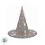 Chapéu de Bruxa Preto com Estrelas Douradas - 38x34cm - 1 unidade - Rizzo - Imagem 5