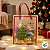 Sacola Transparente Fosca Com Alça De Fibra Vermelha - Árvore de Natal - 25x20x7cm - 1 unidade - Rizzo - Imagem 6