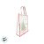 Sacola Transparente Fosca Com Alça De Fibra Vermelha - Árvore de Natal - 25x20x7cm - 1 unidade - Rizzo - Imagem 7