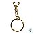 Argola para Chaveiro com Corrente - Dourado - 4,5cm - 10 unidades - Rizzo - Imagem 5