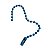 Corrente de Bolinha para Chaveiro com Canoa - Azul - 10cm - 10 unidades - Rizzo - Imagem 2