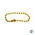 Corrente de Bolinha para Chaveiro com Canoa - Amarelo - 10cm - 10 unidades - Rizzo - Imagem 4