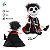Enfeite Decorativo De Halloween Com Som, Luz e Movimento - Esqueleto Patrick - 30cm - 1 unidade - Cromus - Rizzo - Imagem 3
