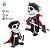 Enfeite Decorativo De Halloween Com Som, Luz e Movimento - Esqueleto Patrick - 30cm - 1 unidade - Cromus - Rizzo - Imagem 4