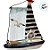 Enfeite Decorativo de Madeira - Barco Ornamental Modelo  - 14x12cm - 1 unidade - Rizzo - Imagem 4