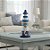 Enfeite Decorativo de Madeira - Farol Gaivota 15x6cm - 1 unidade - Rizzo - Imagem 1