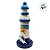 Enfeite Decorativo de Madeira - Farol Peixe 15x6cm - 1 unidade - Rizzo - Imagem 3