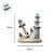 Enfeite Decorativo de Madeira - Âncora e Farol Náutico Peixe - 20x20cm - 1 unidade - Rizzo - Imagem 2