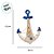 Enfeite Decorativo Para Pendurar - Ancora Ornamental - 62x40cm - 1 unidade - Rizzo - Imagem 2