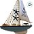 Enfeite Decorativo de Madeira - Barco Ornamental "Relax" - 25x35cm - 1 unidade - Rizzo - Imagem 4