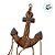 Enfeite Decorativo de Madeira - Pendente Nautico de Ancora e Peixes - 32x12cm - 1 unidade - Rizzo - Imagem 3