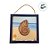 Enfeite Decorativo Para Pendurar - Quadros Náuticos de Madeira - 20x20cm - 3 unidades - Rizzo - Imagem 5