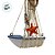 Enfeite Decorativo de Madeira - Barco Decorativo com Estrela do Mar - 15x10cm - 1 unidade - Rizzo - Imagem 3