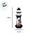 Enfeite de Madeira com Luz - Farol Náutico Estrela do Mar - 28x11,5cm - 1 unidade - Rizzo - Imagem 2