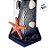 Enfeite de Madeira com Luz - Farol Náutico Estrela do Mar - 28x11,5cm - 1 unidade - Rizzo - Imagem 3