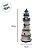 Enfeite Decorativo de Madeira - Modelo Farol - 30x10cm - 1 unidade - Rizzo - Imagem 2