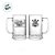 Caneca de Vidro de Cerveja - Corinthians com Placa de Metal - 420ml - 1 unidade - Allmix Presentes - Rizzo - Imagem 3