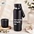 Garrafa Térmica Com Alça Personalizada Pai Amigo - Preta - 500mL  - 1 unidade - Rizzo - Imagem 2