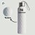 Garrafa Texturizada de Inox Com Alça Personalizada Melhor Pai - Branca - 750mL - 1 unidade - Rizzo - Imagem 3