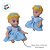 Boneca Articulada Baby - Cinderela - Princesas Disney - 1 unidade - Disney Original - Rizzo - Imagem 8
