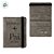 Porta Passaporte em Couro PU com Elástico Personalizado Pai Herói - Cinza - 14,8x11cm - 1 unidade - Rizzo - Imagem 2