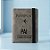 Porta Passaporte em Couro PU com Elástico Personalizado Melhor Pai - Cinza - 14,8x11cm - 1 unidade - Rizzo - Imagem 1
