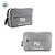 Necessaire Masculina Personalizado Melhor Pai - Cinza - 23x15x7cm - 1 unidade - Rizzo - Imagem 3