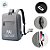 Bolsa para Notebook até 15 polegadas com saída USB Personalizado Melhor Pai  - Cinza - 45x30x10cm - 1 unidade - Rizzo - Imagem 4