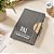Caderno de Anotações em Tecido e Bambu Personalizado Melhor Pai - Cinza - 21,5x14,5cm - 1 unidade - Rizzo - Imagem 2