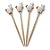 Pick Decorativo Para Doces de Páscoa - Coelhinhos - 10cm - 10 unidades - Rizzo - Imagem 2
