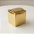 Caixa Cubo Para Presente Metalizada Dourado 8x8x8cm   - 10 unidades - ASSK - Rizzo - Imagem 1