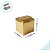 Caixa Cubo Para Presente Metalizada Dourado 8x8x8cm   - 10 unidades - ASSK - Rizzo - Imagem 3