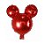 Balão de Festa Metalizado 15" 38 - Simbolo Mickey Mouse Vermelho - 1 unidade - Rizzo - Imagem 1