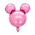 Balão de Festa Metalizado 15" 38 - Simbolo Mickey Mouse Rosa Pink - 1 unidade - Rizzo - Imagem 1