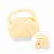 Bolsa Pelúcia Orelha de Coelho - Amarelo - 16cm - 1 unidade - Cromus - Rizzo - Imagem 1
