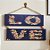 Placa Decorativa em MDF - Love - 1 unidade - Rizzo - Imagem 1