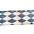Fita Decorativa Triangulos Azul - 6,3cm x 9,14m - 1 unidade - Rizzo - Imagem 1