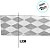 Fita Decorativa Triangulos Azul - 6,3cm x 9,14m - 1 unidade - Rizzo - Imagem 2