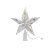 Estrela De Led Luz Colorida - Com Fio Incolor - 15cm - 1 unidade - Rizzo - Rizzo - Imagem 1
