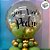 Balão Bubble Transparente com Glitter Dourado - 11" 26cm - 1 unidade - Rizzo - Imagem 2