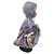 Boneca de Terror com Som e Movimento - Vestido Cinza - 27cm - 1 unidade - Rizzo - Rizzo - Imagem 5