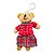 Chaveiro Urso de Pelúcia - Vestido Vermelho - 12cm - 1 unidade - Rizzo - Imagem 1