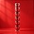 Bola de Natal em Tubo - Brilho, Fosco e Glitter - Vermelho - 7cm - 6 unidades - Cromus - Rizzo - Imagem 1
