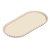 Bandeja Esfera Acrílica Durável Oval - Bege - 25x13cm - 1 unidade - Rizzo - Rizzo - Imagem 1