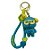 Chaveiro Coelho Metalizado - Verde e Amarelo  - 6cm - 1 unidade - Rizzo - Imagem 1