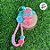 Chaveiro Coelho Metalizado - Rosa e Verde  - 6cm - 1 unidade - Rizzo - Imagem 2