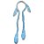 Tiara Orelha Coelho com Movimento - Azul - 55cm - 1 unidade - Rizzo - Imagem 1